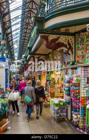 Kirkgate Market, Leeds, West Yorkshire, Großbritannien Stockfoto