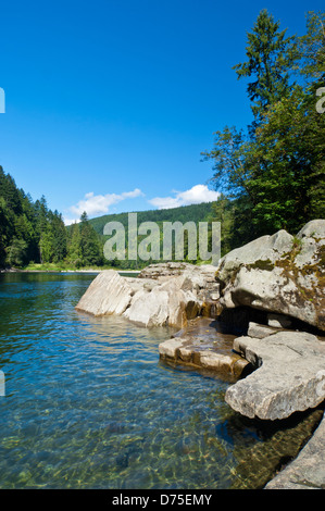 South Fork Skykomish River, Mount Baker-Snoqualmie National Forest, Washington, USA Stockfoto