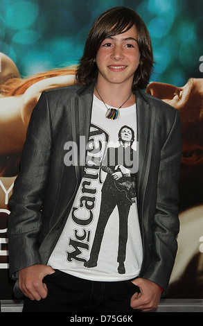 Jonah Bobo Welt-Premiere von "Crazy, Stupid, Love" statt im Ziegfeld Theater - Ankunft New York City, USA - 19.07.11 Stockfoto