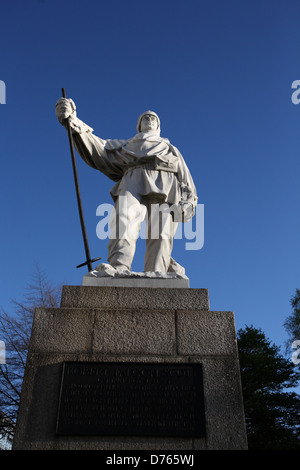 Captain Robert Falcon Scott statue Stockfoto