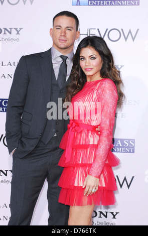 Channing Tatum, Jenna Dewan Tatum "Das Gelübde" Los Angeles Premiere bei Graumans Chinese Theatre Los Angeles, Kalifornien - Stockfoto