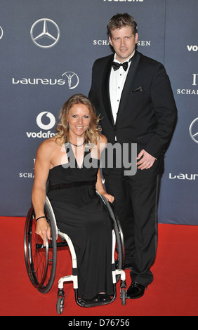 Esther Vergeer Laureus Sport Awards statt auf der Queen Elizabeth II Centre - Ankunft. London, England - 06.02.12 Stockfoto