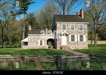 General Washington's Hauptquartier, Valley Forge, Pennsylvania, USA Stockfoto