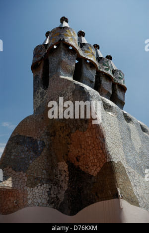 Casa Batlló entworfen von Antoni Gaudi, Barcelona Stockfoto