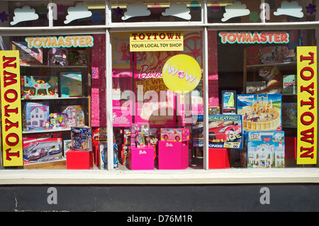 Toytown Spielzeug Shop, Woodbridge, Suffolk, UK. Stockfoto