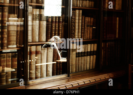 Innenansicht der John Rylands Library in Manchester. Stockfoto