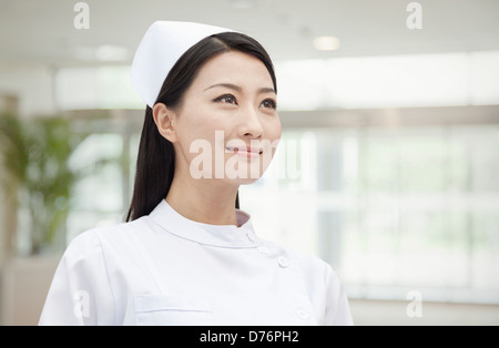 Porträt von Krankenschwester, China, horizontal Stockfoto