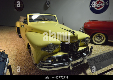 Ein Oldtimer im Reno Automuseum in Amerika. Stockfoto