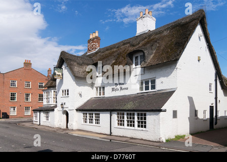 Ye Olde White Horse Pub Spalding England Großbritannien Stockfoto