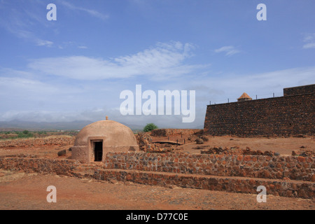 Fortaleza Real de São Felipe, in der alten Stadt Cidade Velha auf der kapverdischen Insel Santiago, Afrika Stockfoto