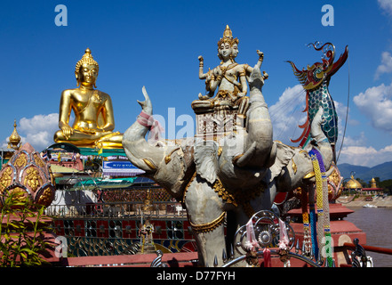 Thailand Sop Ruak das goldene Dreieck Stockfoto