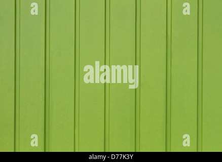 Zusammenfassung Hintergrund grün lackierten Holzzaun. Stockfoto