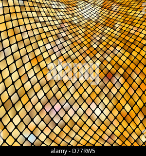 Goldenen Geschäft Mosaik Stockfoto