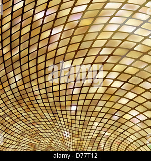 Goldenen Geschäft Mosaik Stockfoto