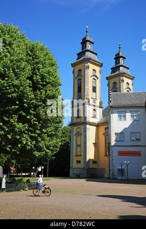 Deutschland, Baden-Württemberg, Bad Mergentheim, Schlosshof Stockfoto