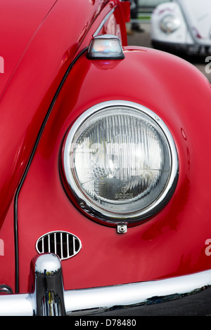 VW Käfer Auto. Scheinwerfer Stockfoto