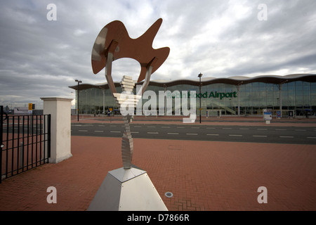 Robin Hood Flughafen Doncaster Sheffield (IATA: DSA, ICAO: EGCN) ist ein internationaler Flughafen Stockfoto