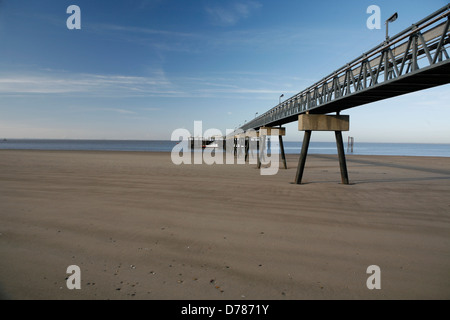 Spurn Point (oder verschmähen Kopf) ist ein schmaler Sand spucken an der Spitze von der Küste von der East Riding von Yorkshire, UK Stockfoto