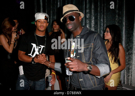 Romeo Miller und Sam Sarpong Kim Lee veranstaltet eine Party in The Supper Club für "The Hangover Part II" Los Angeles, Kalifornien- Stockfoto