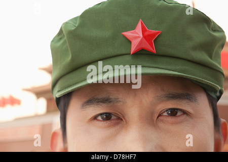 Chinesische kommunistische Soldat Stockfoto