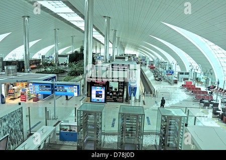 Departure Hall terminal 3 Dubai internationaler Flughafen Stockfoto