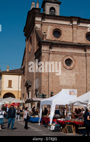 Italien, Lombardei, Castelleone, Antikmarkt Stockfoto