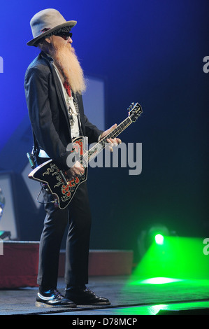 Billy Gibbons ZZ Top im Hard Rock Live! im Seminole Hard Rock Hotel & Casino Hollywood, Florida - 08.06.11 Stockfoto