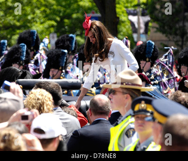 Catherine, Herzogin von Cambridge aka Kate Middleton Canada Day Celebration während Royal Tour 2011. Toronto, Kanada - 01.07.11 Stockfoto