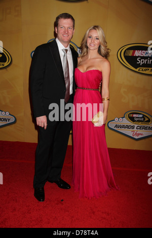 Dale Earnhardt Jr, Amy Reimann 2011 Nascar Sprint Cup Series Preisverleihung im Wynn Resort and Casino Las Vegas, Nevada- Stockfoto