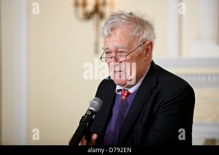 Richard Ingrams an literarischen Oldie Mittagessen 16.04.13, Stockfoto