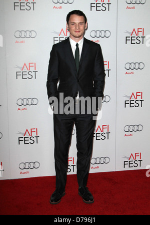 Anton Yelchin AFI Fest 2011 legt die Los Angeles Times Young Hollywood Jury an Graumans Chinese Theatre Hollywood statt, Stockfoto