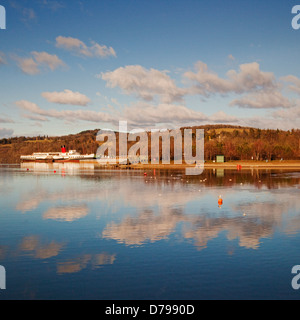 PS Mädchen des Loch in Balloch am Loch Lomond. Stockfoto