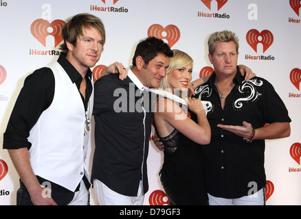 Rascal Flatts und Natasha Bedingfield ich Herz-Radio-Musik-Festival im MGM Grand Resort and Casino - Tag 2 Las Vegas, Nevada Stockfoto