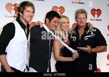 Rascal Flatts und Natasha Bedingfield ich Herz-Radio-Musik-Festival im MGM Grand Resort and Casino - Tag 2 Las Vegas, Nevada Stockfoto