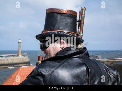 Whitby Gothic Weekend Festival, April 2013. Whitby, North Yorkshire, England, UK Stockfoto