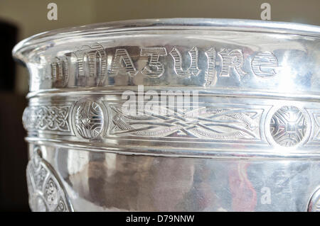 1. Mai 2013, Belfast, Nordirland.  Sam Maguire GAA Gälischer Fußball Trophäe Pokal Stockfoto