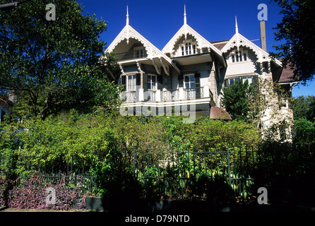 Elk283-2306 Louisiana, New Orleans, Garden District, Haus Stockfoto