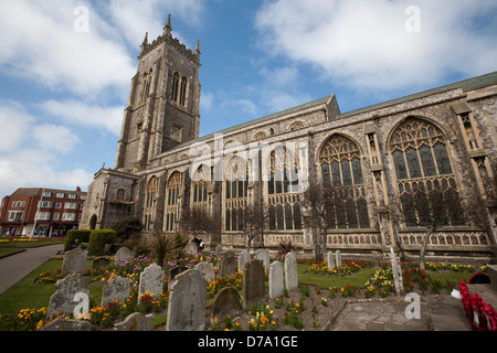 Cromer Kirche Stockfoto