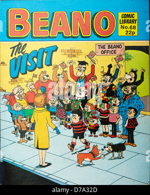 Das Beano Comic-Magazin (Comic-Bibliothek) Stockfoto