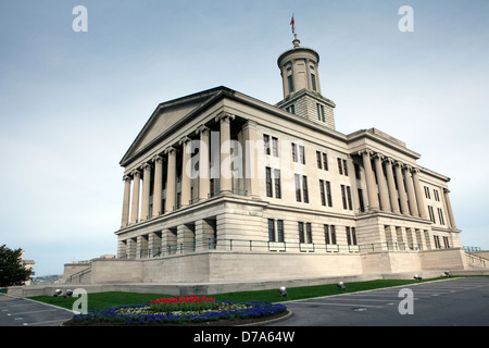 Ein Blick auf das Tennessee State Capitol in Nashville, Tennessee Stockfoto