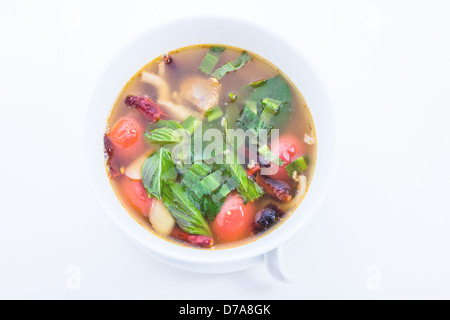 Schweinefleisch-Knochen-Suppe ist Essen thailand Stockfoto