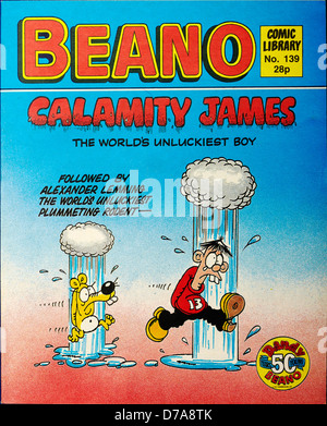 Das Beano Comic-Magazin (Comic-Bibliothek) Stockfoto