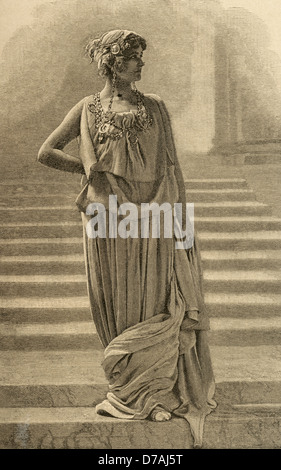 Mary Anderson, amerikanische Schauspielerin Stockfotografie Alamy