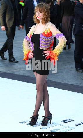 London, UK, 2. Mai 2013: Dakota Blue Richards besucht die UK-Premiere von "Star Trek Into Darkness" in The Empire Cinema Stockfoto