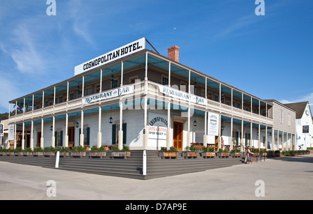 Cosmopolitan Hotel, ein full-Service-Hotel von einer 1869 Ausweitung eines Familienhauses 1829 im spanischen Kolonialstil restauriert. USA Stockfoto