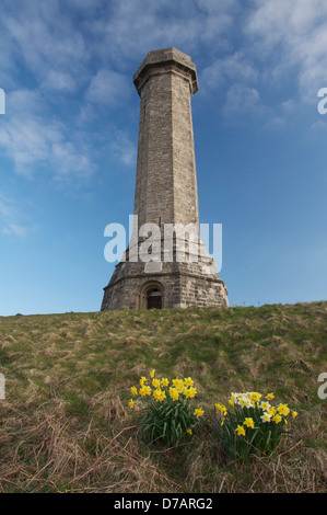 Das Hardy-Denkmal. Ein Denkmal für Vizeadmiral Sir Thomas Hardy, mit Nelson in der Schlacht von Trafalgar gedient. Dorset, England, Vereinigtes Königreich. Stockfoto