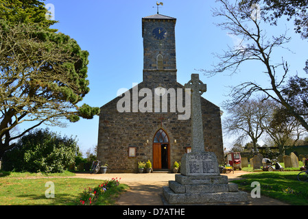 St. Peter anglikanische Kirche, größere Sark Sark, Vogtei Guernsey, Channel Islands Stockfoto