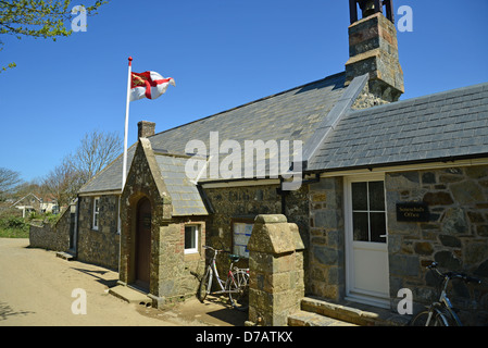 Chief Pleas & Seneschall Gerichtsgebäude, größere Sark Sark, Vogtei Guernsey, Channel Islands Stockfoto