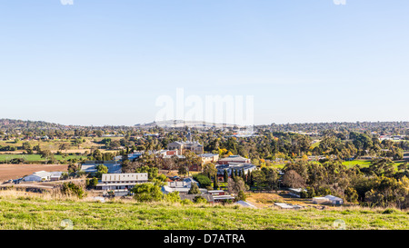 Salesian College Rupertswood, Sunbury, nördlich von Melbourne (hohe Rückansicht). Stockfoto