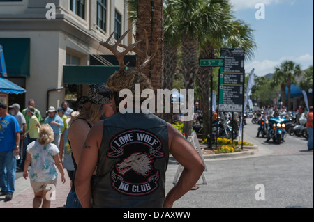 Leesburg, Florida USA Bikefest 2013, Welten größte 3-tägige Motorrad & Musikveranstaltung April 26-28 Stockfoto